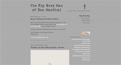 Desktop Screenshot of biggreyman.co.uk