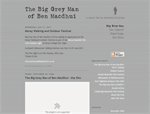 Tablet Screenshot of biggreyman.co.uk